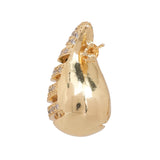 American Diamond & CZ Stones Teardrop Earrings