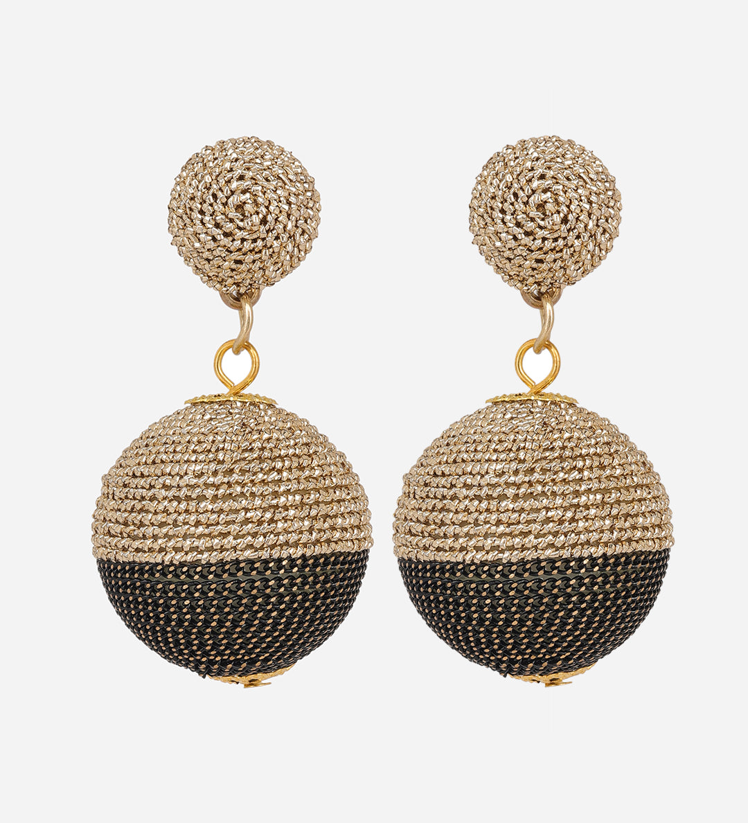 Zari Threader & Chain Work Earrings