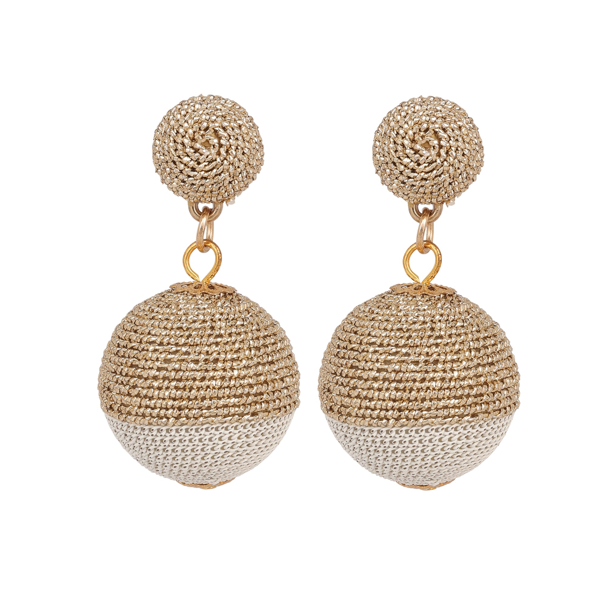 Zari Threader & Chain Work Earrings