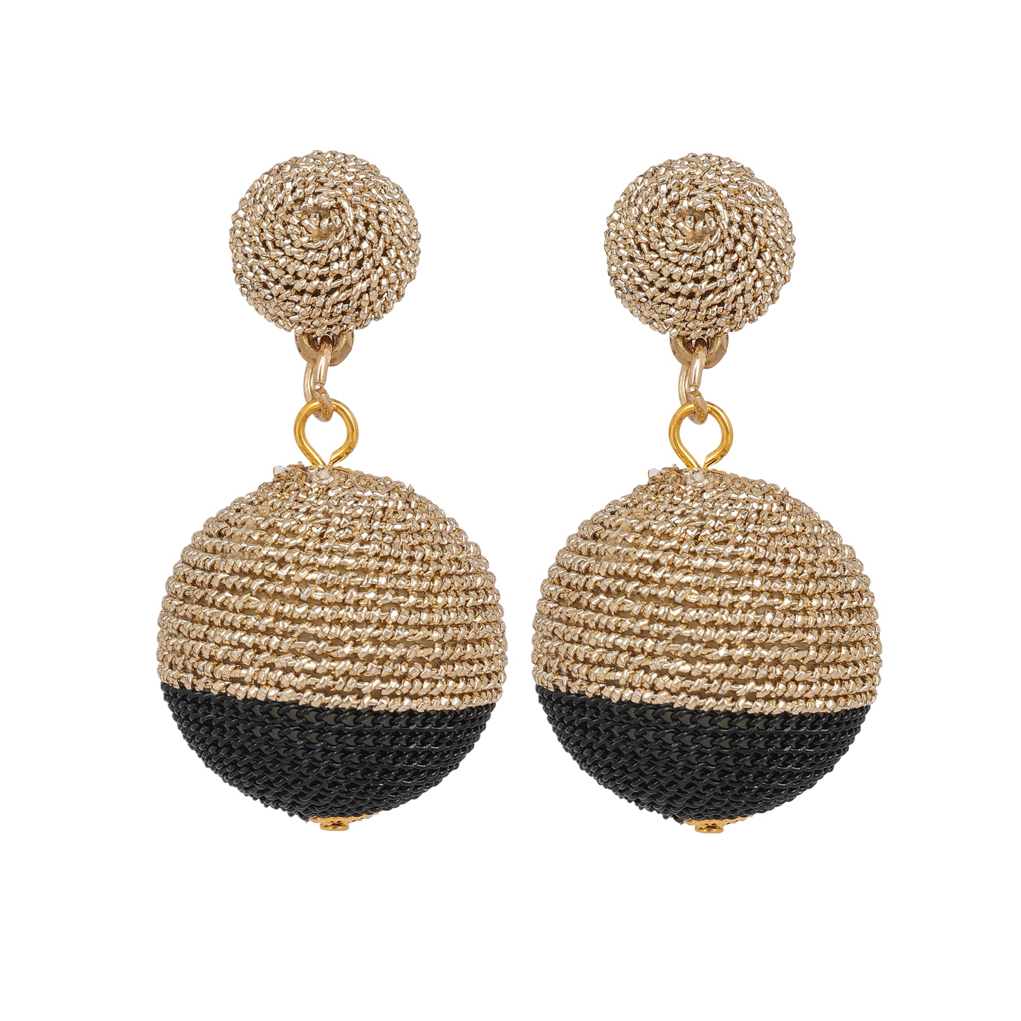 Zari Threader & Chain Work Earrings