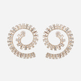 Cubic Zirconia Big Hoop Earrings