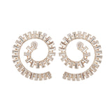 Cubic Zirconia Big Hoop Earrings