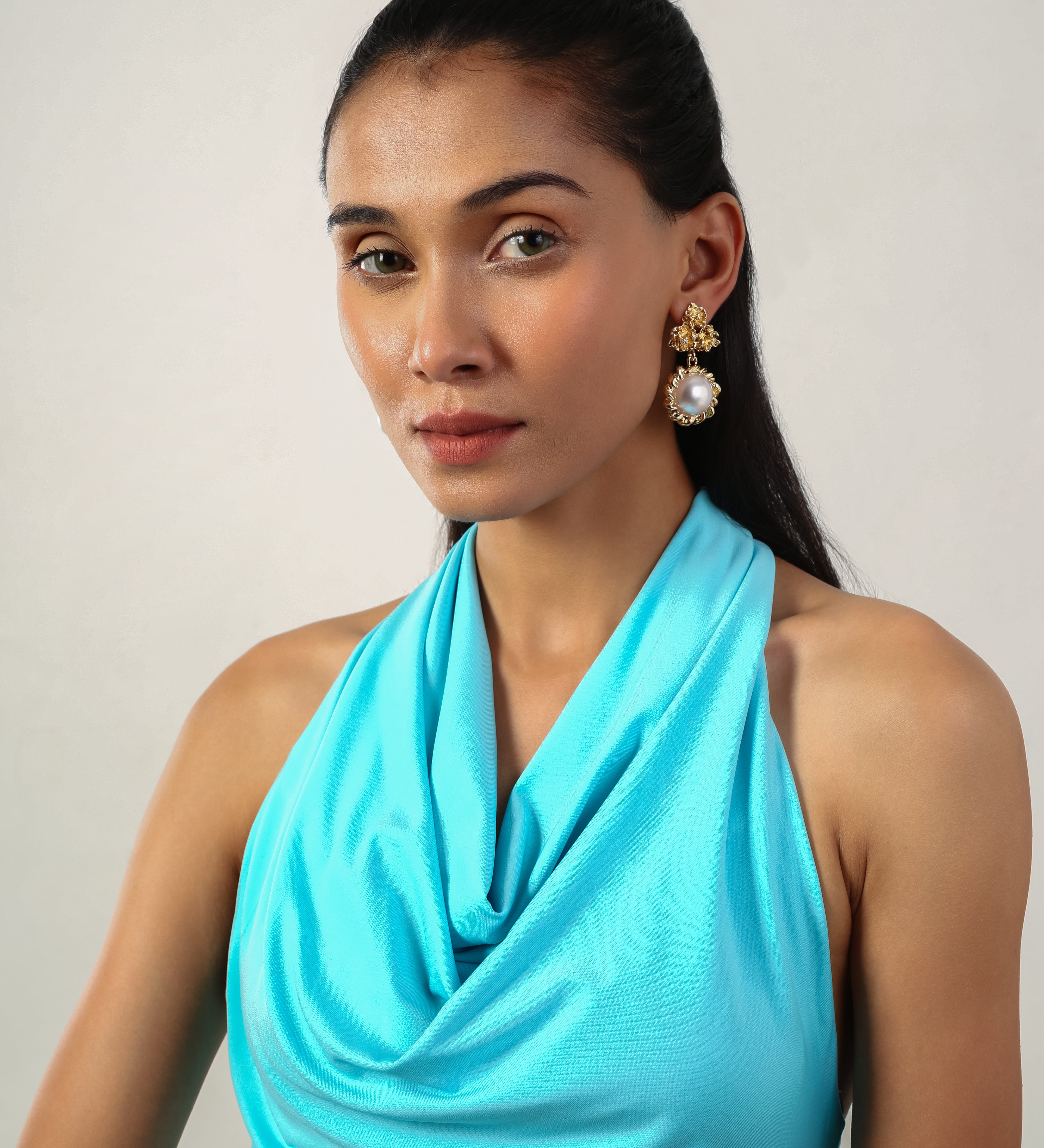 RICHY GOLD PLATED ANTITARNISH EARRING