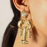 Lobster Gold Plated Antitarnish Earring