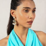 Nazar Charm Drops Earring
