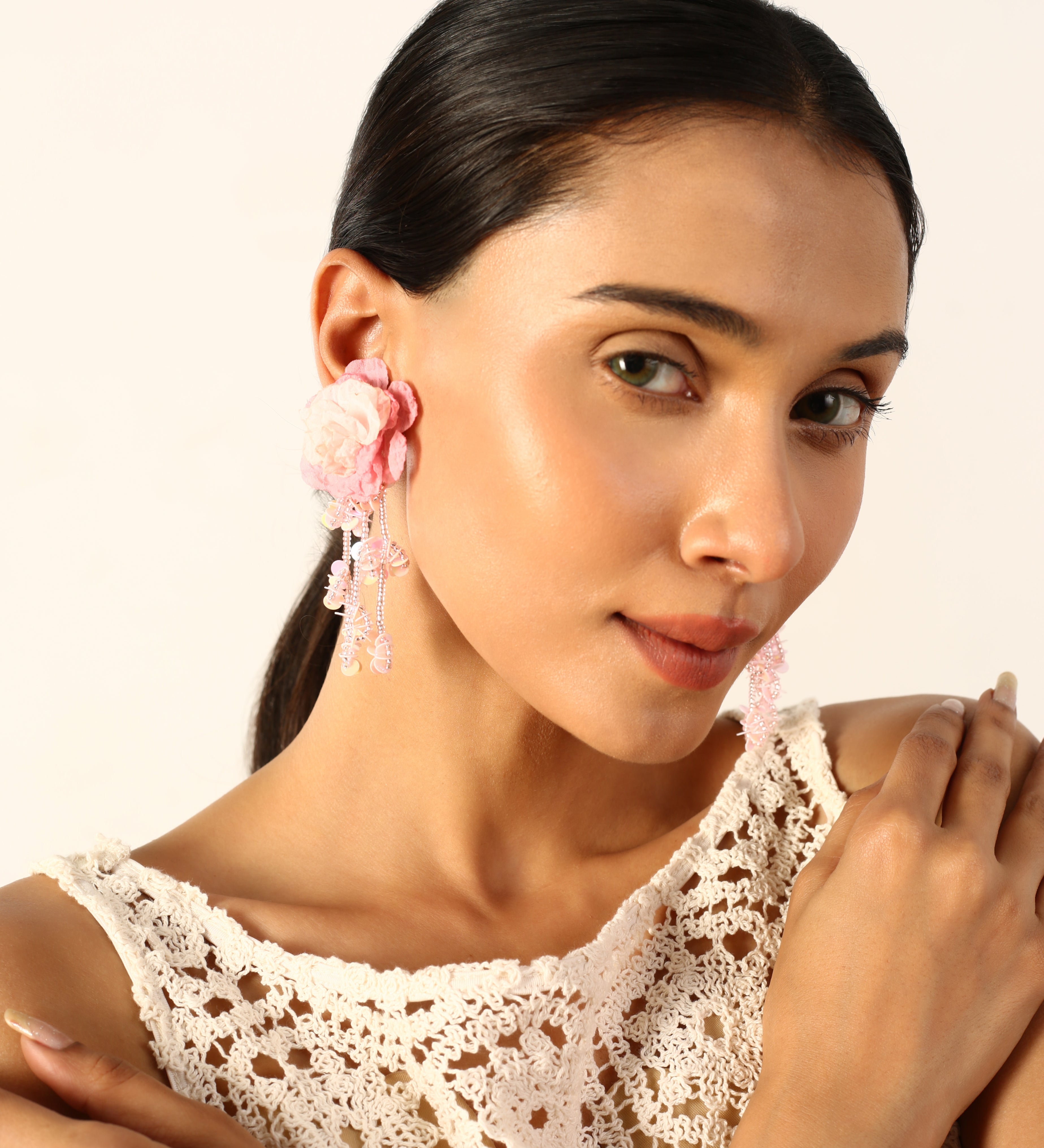 Cuty Fashiony Rosy Earring
