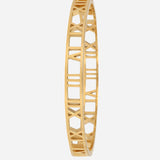 Rose Gold Tiffany Roman Numeral Bracelet