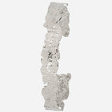 Hammered  Finished Silver Plated Bracelet