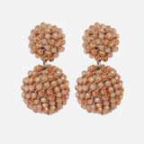 Fancy Glass Stone Hanging Earrings