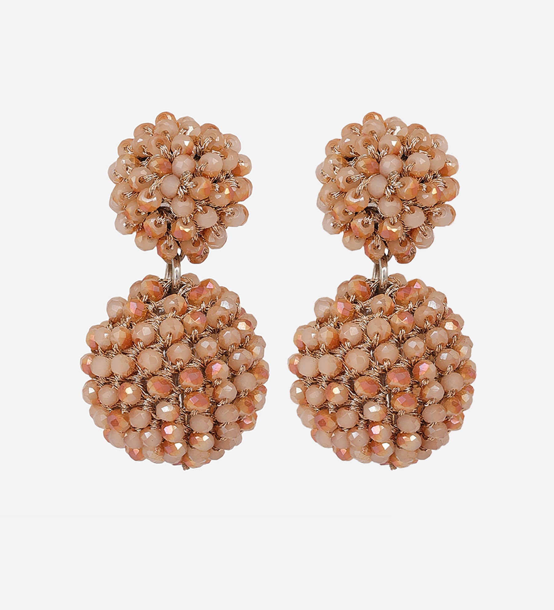 Fancy Glass Stone Hanging Earrings