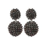 Fancy Glass Stone Hanging Earrings