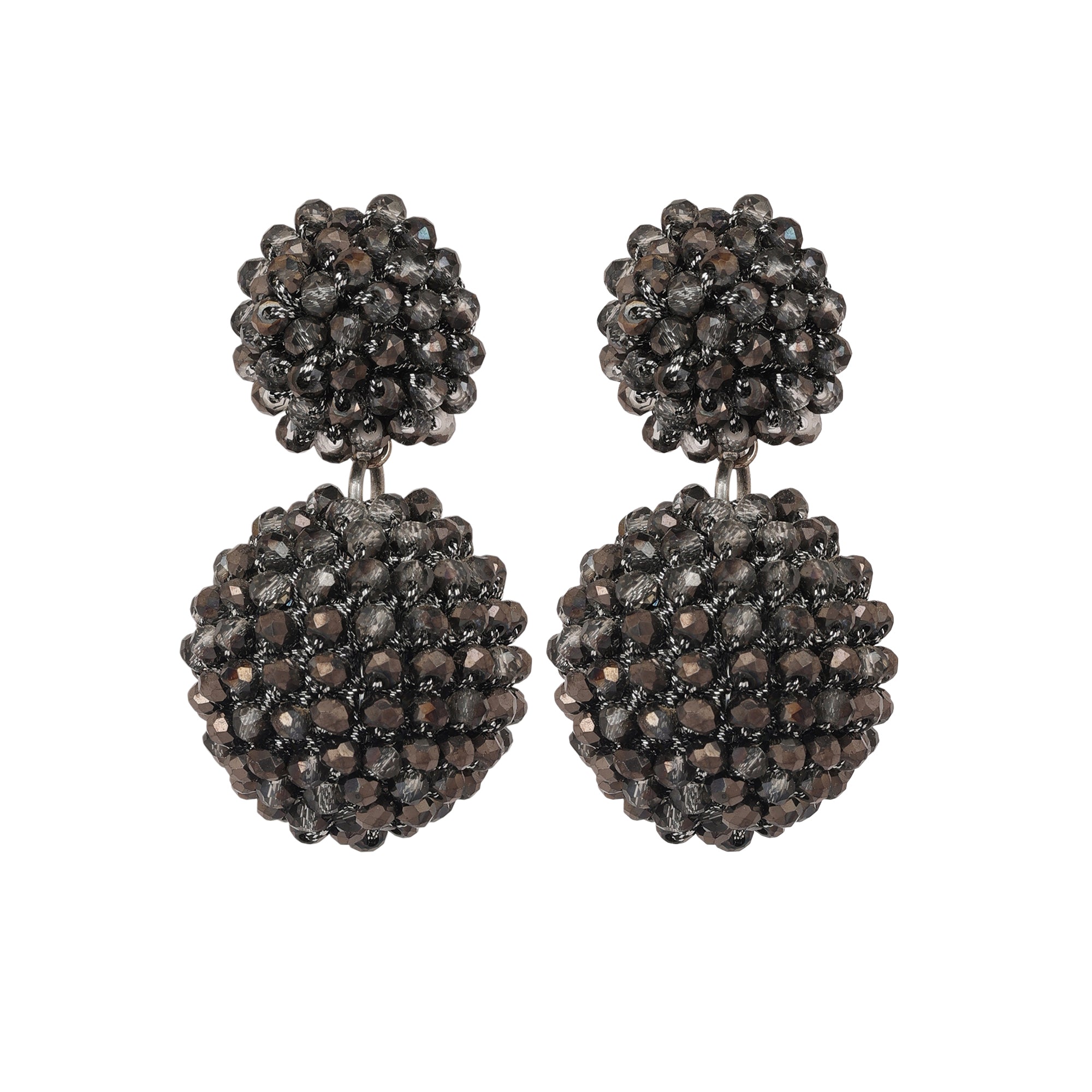 Fancy Glass Stone Hanging Earrings