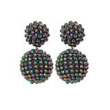 Fancy Glass Stone Hanging Earrings