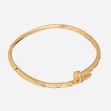 Gold Cartier Nail Bracelet