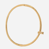Encrusted Gold Cartier Nail  Bracelet