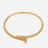 Encrusted Gold Cartier Nail  Bracelet
