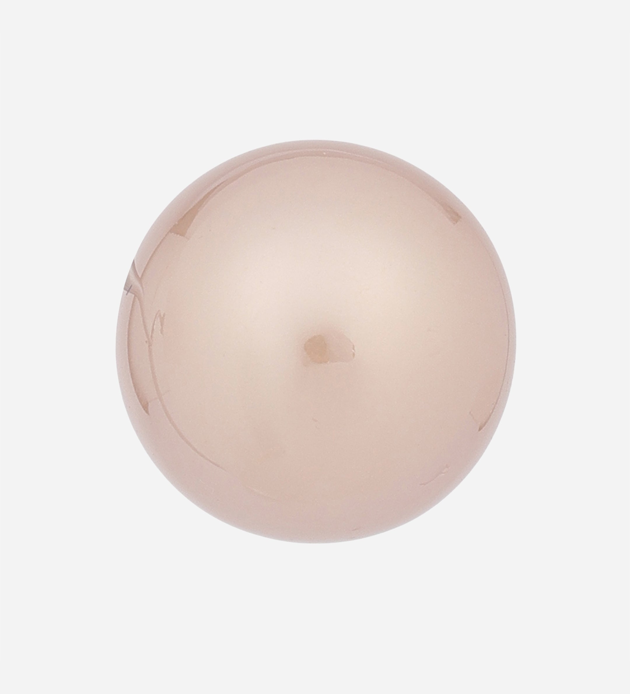 Gold Plated  Shell Pearl Stud Clip-On Earrings (20mm)