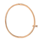 Encrusted Rose Gold Cartier Nail Bracelet