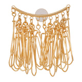 Elegant Gold Plated Hanging Earrings