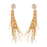 Gold-Plated Hanging Earrings