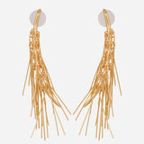 Gold-Plated Hanging Earrings