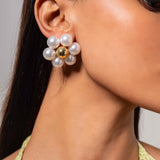 18 kt gold plating , anti tarnish , light weight , shell pearl