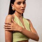 Hammered Gold plated Earrings