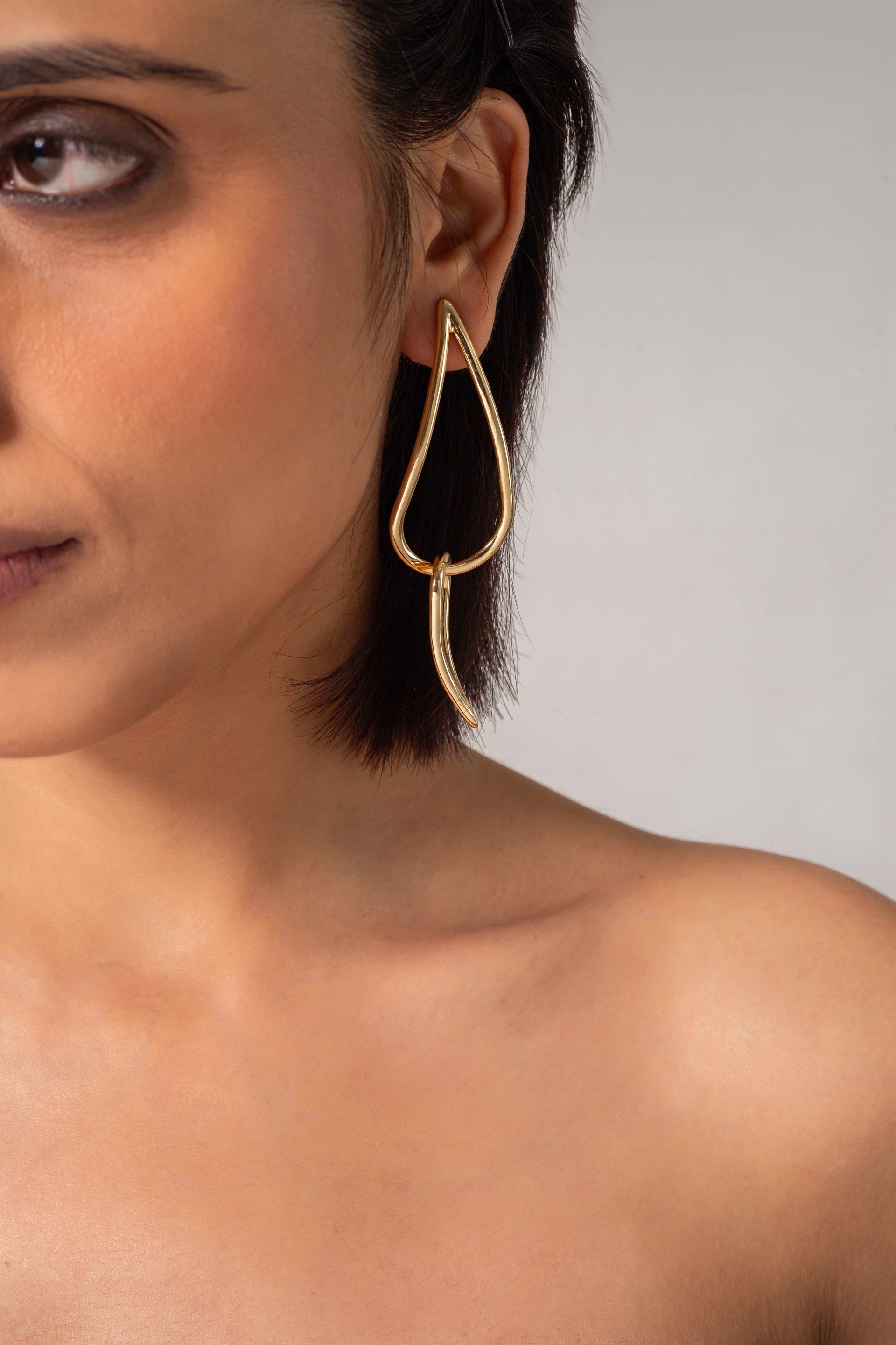 18K Gold plated Long Earrings