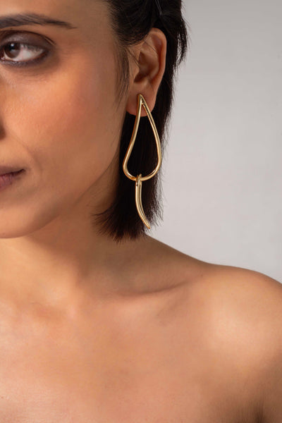 18K Gold plated Long Earrings