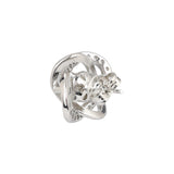 Silver Plated White CZ Stone and Shell Pearl Anti-Tarnish Earrings