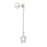 Silver Plated Anti-Tarnish White CZ Stone Earrings