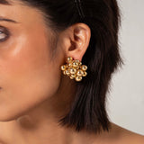 Bobbles Gold plated Earrings
