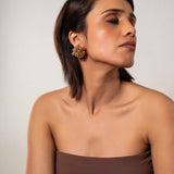 Bobbles Gold plated Earrings
