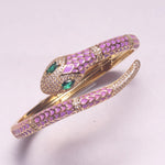 Enamel Snake Bracelet - Zevar King