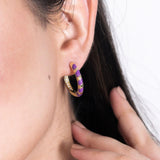 Colour Burst Enamel Stripes Balis - Zevar King