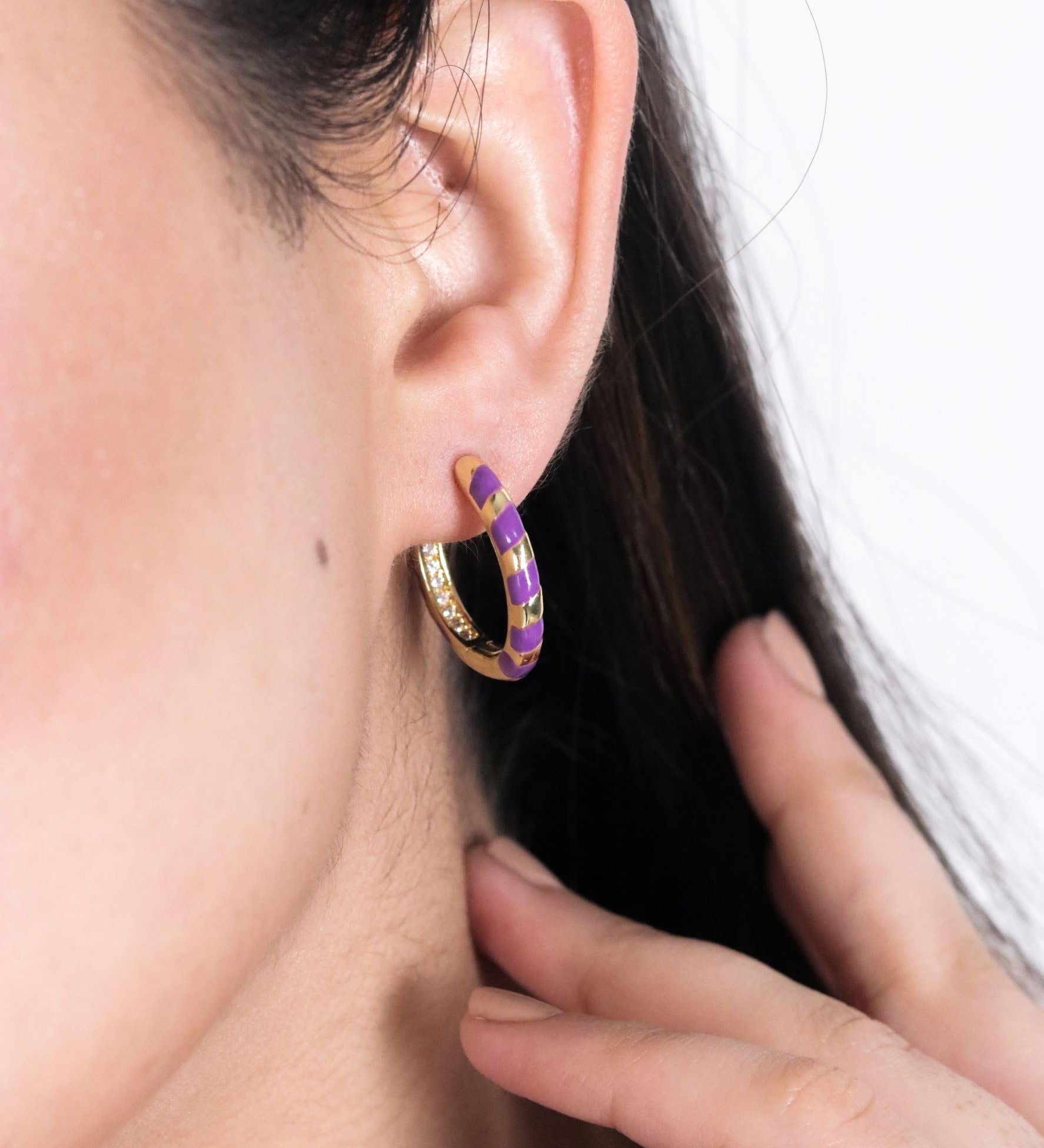 Colour Burst Enamel Stripes Balis - Zevar King