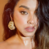 Malaika Arora in La Honeycomb Earrings