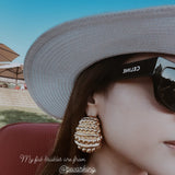 Malaika Arora in La Honeycomb Earrings