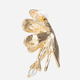 Gold Plated Wings Earrings