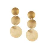 3 Tier Geometric Drop Earrings
