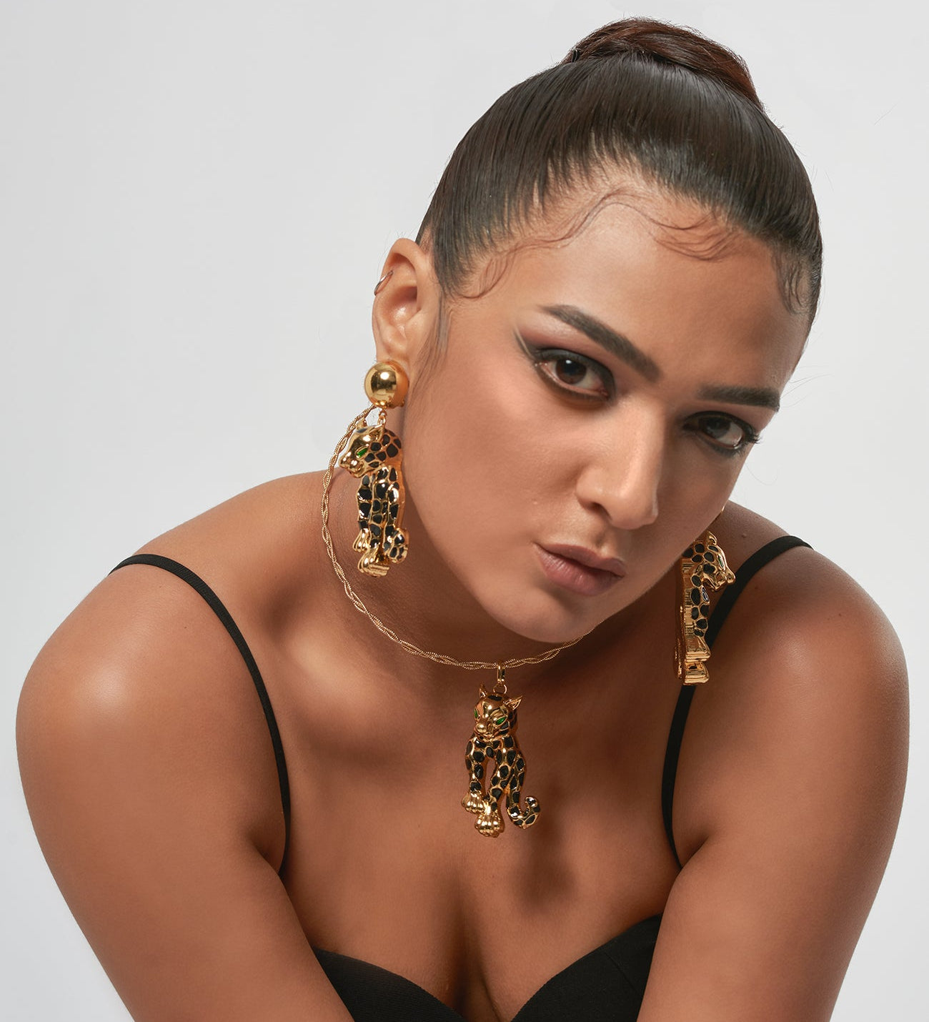 La Panther  Statement Earring