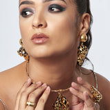 La hyena Statement Earrings