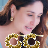 Kareena Kapoor in Roller Coaster Hoops Earrings